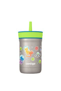 Kids Leighton Spill-Proof Stainless Steel Tumbler with Straw, 12oz V5