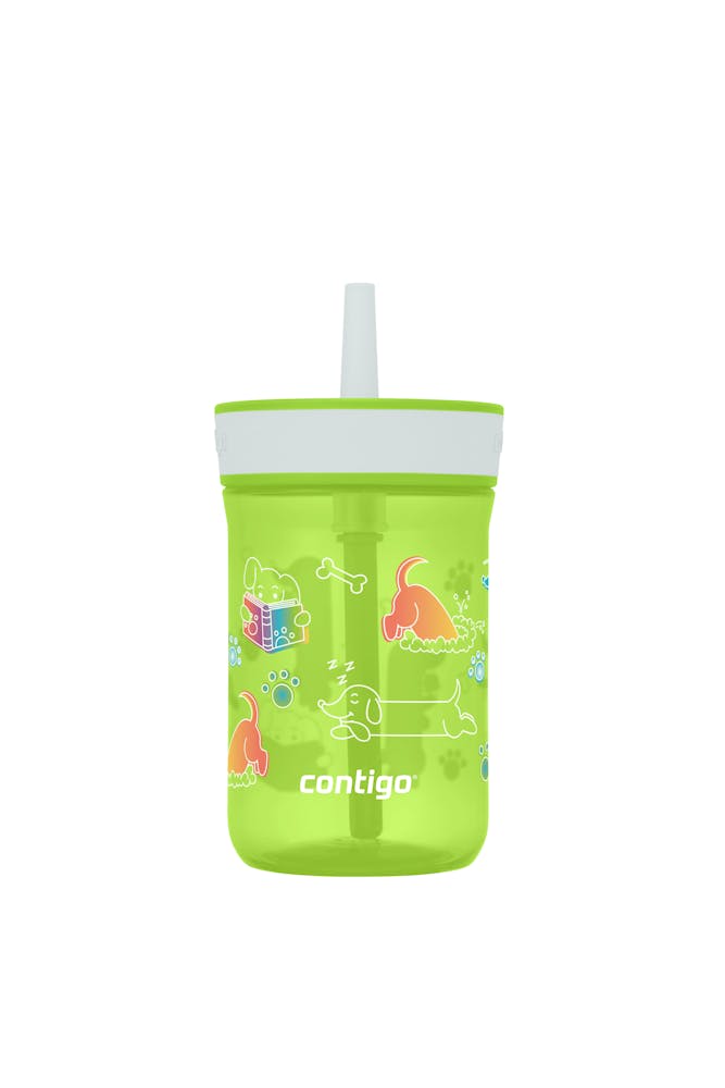 Kids’ Leighton Straw Tumbler with Spill-Proof Leak-Proof Lid, 14oz T9